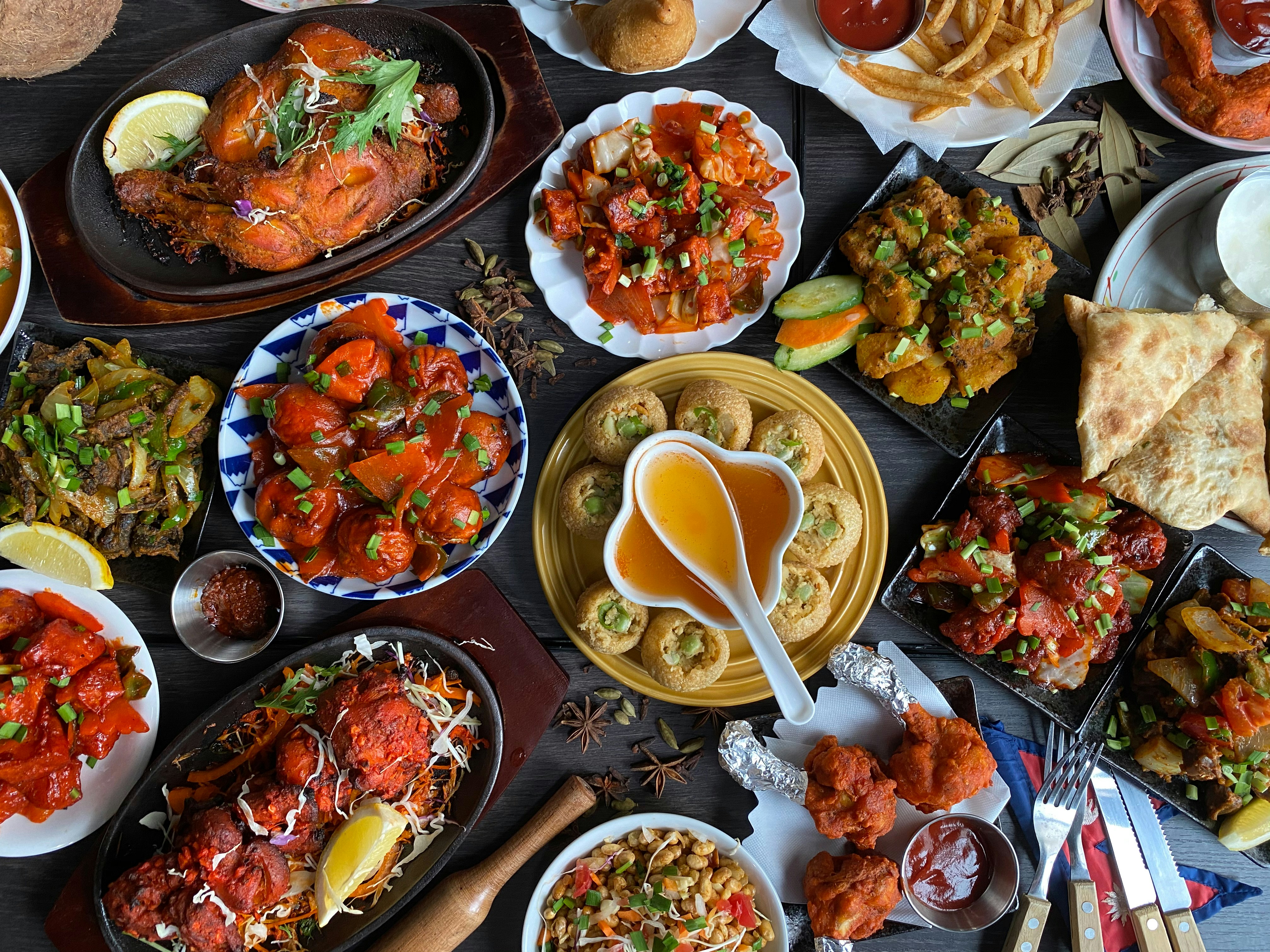 Indian Food Spread